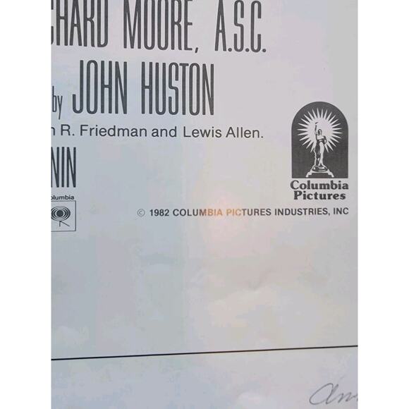 ANNIE Theater Movie Poster One Sheet 1982 Orphan Musical Read - Picture 6 of 11